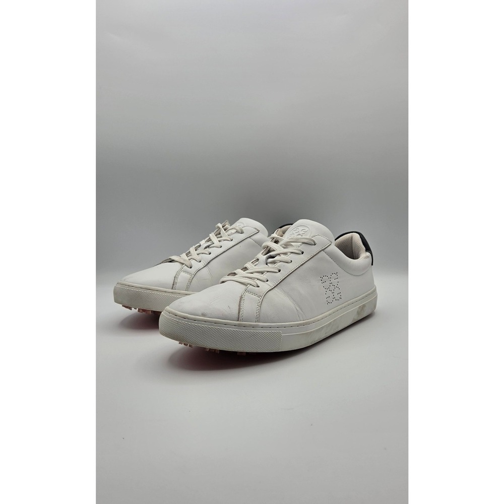 G/FORE Disruptor Men Golf Shoes US 10 Snow White Leather Spikeless Waterproof